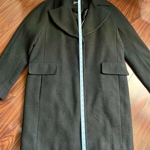 DKNY Black Trench Coat